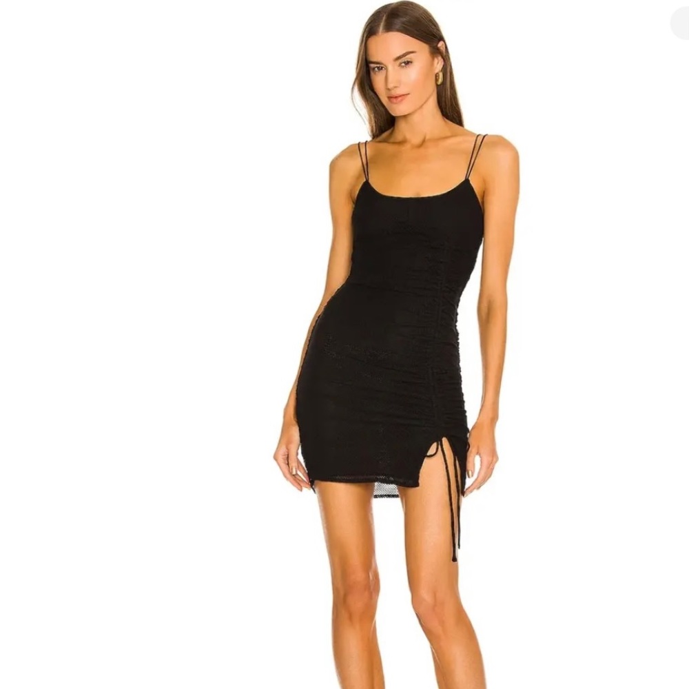 🐦‍🔥Michael Costello x REVOLVE Black Mini Dress🐦‍🔥